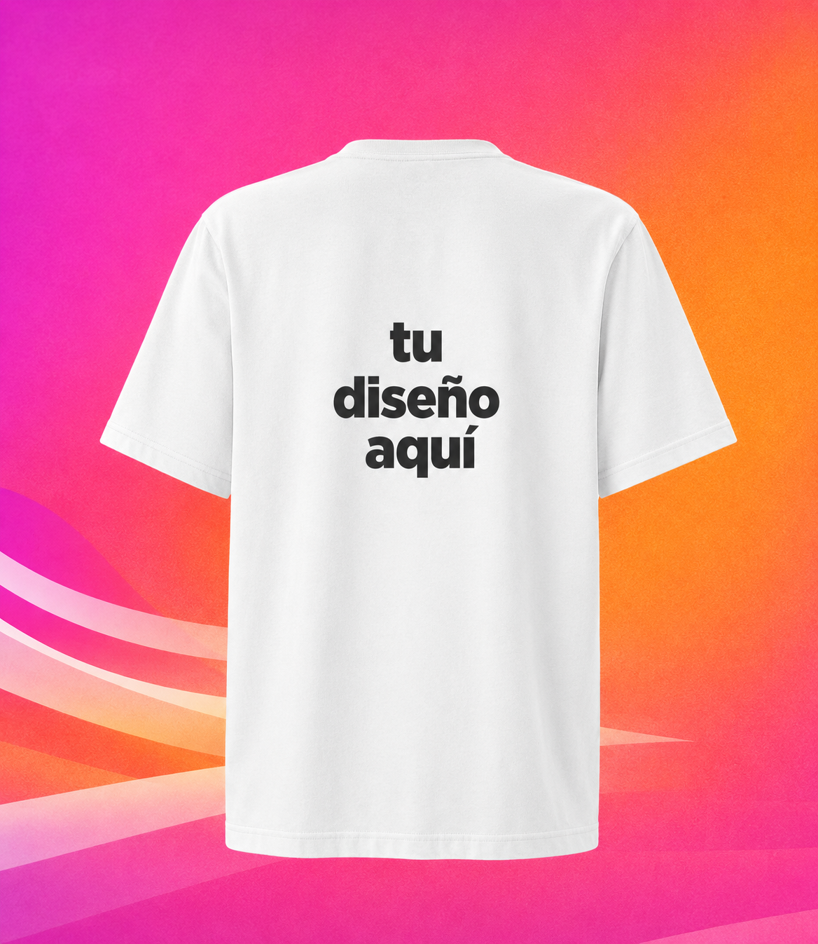 Camiseta oversize blanca